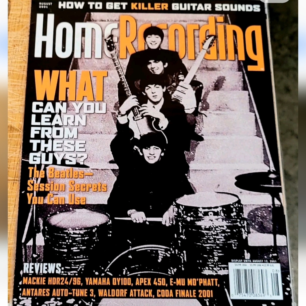 Home Recording Magazine  The Beatles Edition 2001 Brand New